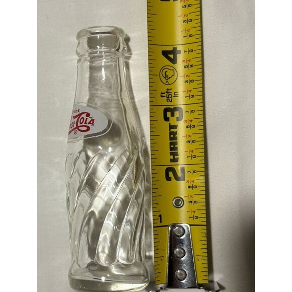 Vintage Mini Miniature Glass Pepsi Bottle 4.25" Pepsi Cola Bottle - Picture 5 of 6